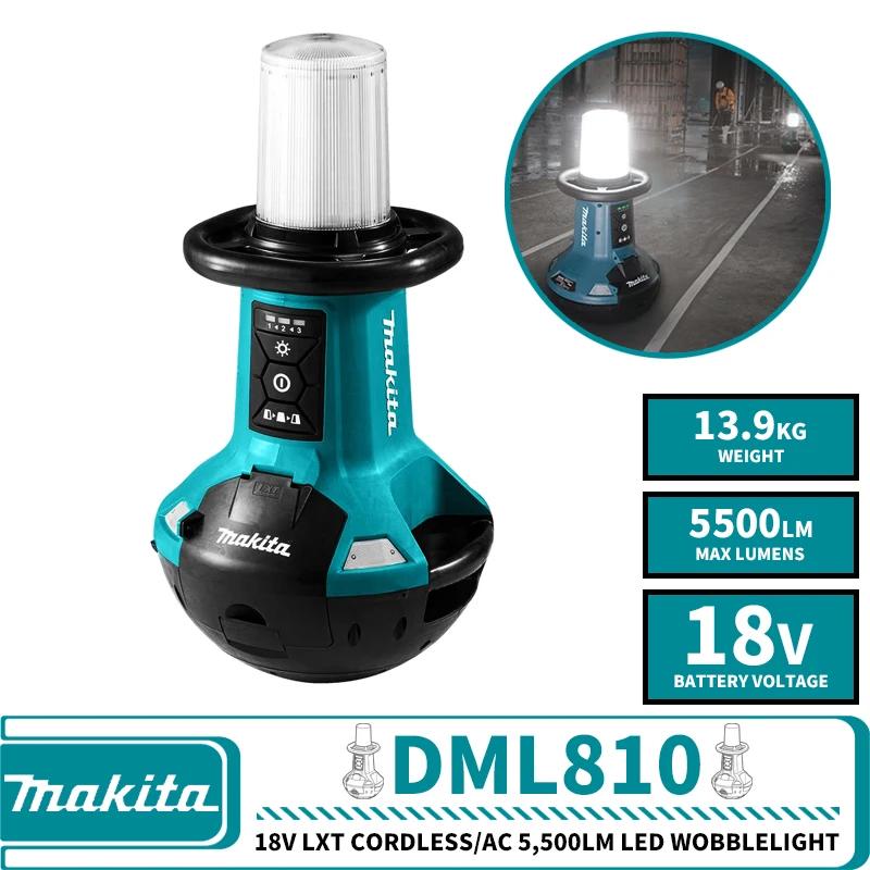 ŰŸ DML810 18V LXT  AC 5500LM LED Ʈ  ۾  , 220V  Ƭ  